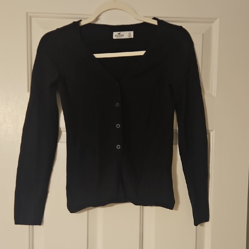 Hollister Classic Black Cardigan